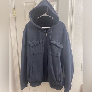 O’Neill zip up sweater. Blue, men’s XL